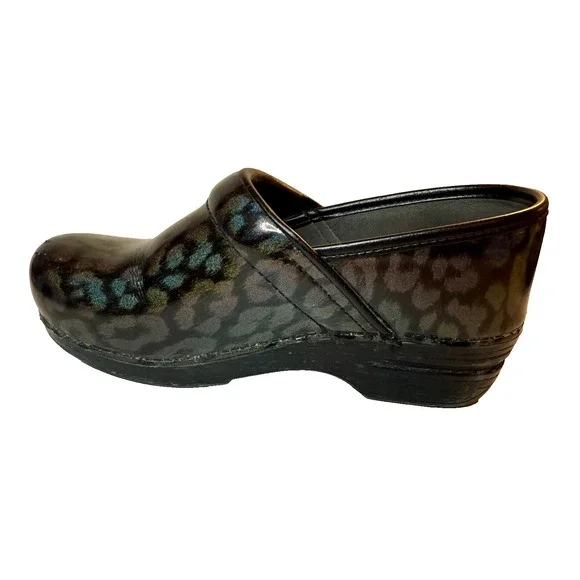 Rare Retired Dansko XP Women's Professional Comfort Clog Animal Print 38 Nursing - Picture 3 of 9